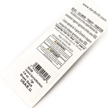 Eppinger Незачіпляйка Dardevle Spinnie, Fire Tiger (9558), 9 г, блесна коливалка (колебалка) #20268