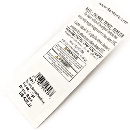 Eppinger Незачіпляйка Dardevle Spinnie, Five of Diamonds, 9 г, блесна коливалка (колебалка) #20297