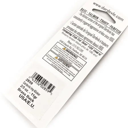 Eppinger Dardevle Imp Klicker зворотний бікя мідь, 59 Black Pearch (B)/мідь, 11 г, блесна коливалка (колебалка) #13099