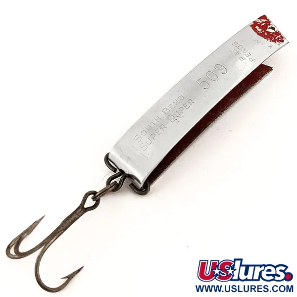 South Bend ​Super-Duper 509, нікель, 11 г, блесна коливалка (колебалка) #13106