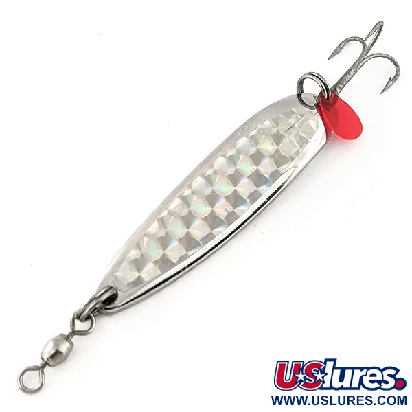 Luhr Jensen Krocodile #4, нікель, 19 г, блесна коливалка (колебалка) #13115