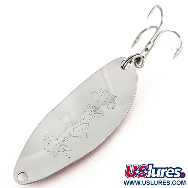 Seneca Little Cleo (Hula Girl) тролінгова, нікель/помаранчевий, 5 г, блесна коливалка (колебалка) #13116