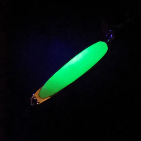 Bay de Noc Swedish Pimple #4 UV (світиться в ультрафіолеті), нікель/жовтий, 7 г, блесна коливалка (колебалка) #13119