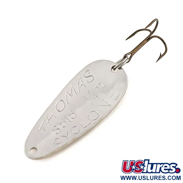  Thomas Cyclone, карбований нікель, 7 г, блесна коливалка (колебалка) #13131
