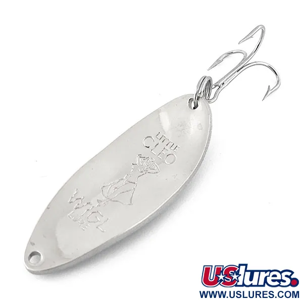 Seneca Little Cleo (Hula Girl), синій/нікель, 18 г, блесна коливалка (колебалка) #13133