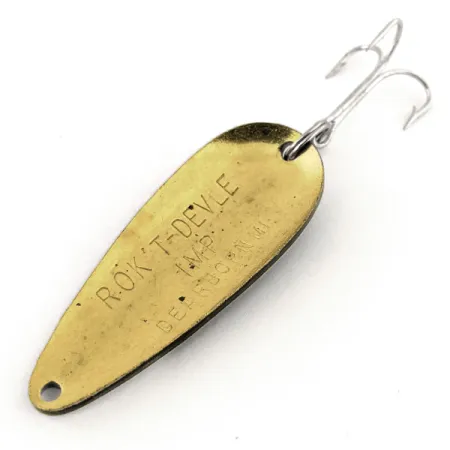 Eppinger Dardevle Rok't Imp, чорний/білий/латунь, 21 г, блесна коливалка (колебалка) #13136