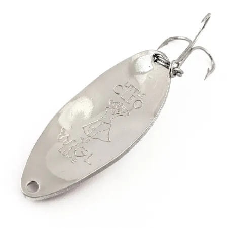 Seneca Little Cleo (Hula Girl), червоний/білий перламутр/нікель, 18 г, блесна коливалка (колебалка) #13141