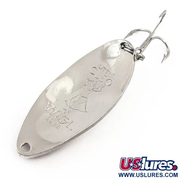 Seneca Little Cleo (Hula Girl), червоний/білий перламутр/нікель, 18 г, блесна коливалка (колебалка) #13141