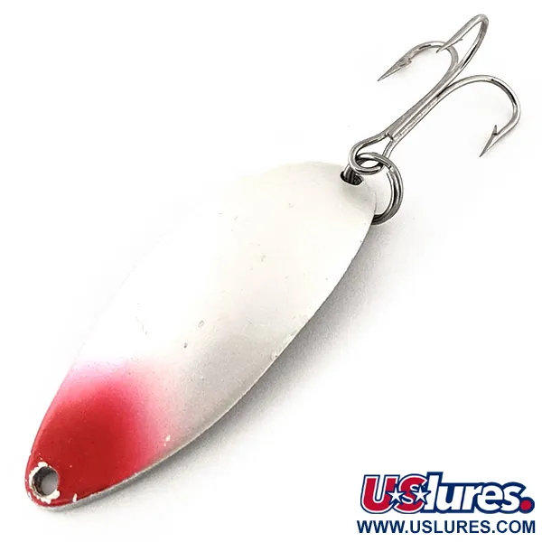 Seneca Little Cleo (Hula Girl), червоний/білий перламутр/нікель, 18 г, блесна коливалка (колебалка) #13141