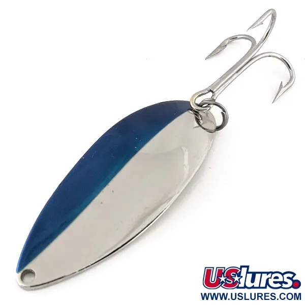 Seneca Little Cleo (Hula Girl), нікель/синій, 21 г, блесна коливалка (колебалка) #13157