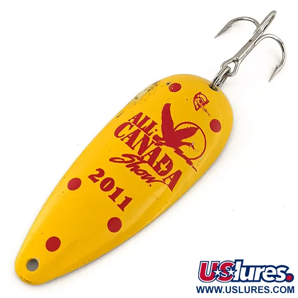 Eppinger Dardevle Dardevlet, жовтий/червоний/нікель, 21 г, блесна коливалка (колебалка) #13166