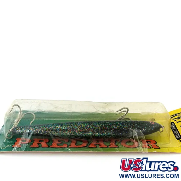  Key Largo Predator, Чорний/блискітки, 36 г, воблер #17534