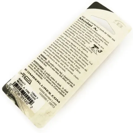 Bomber model 6A UV (світиться в ультрафіолеті), Fire Tiger, 11 г, воблер #13188