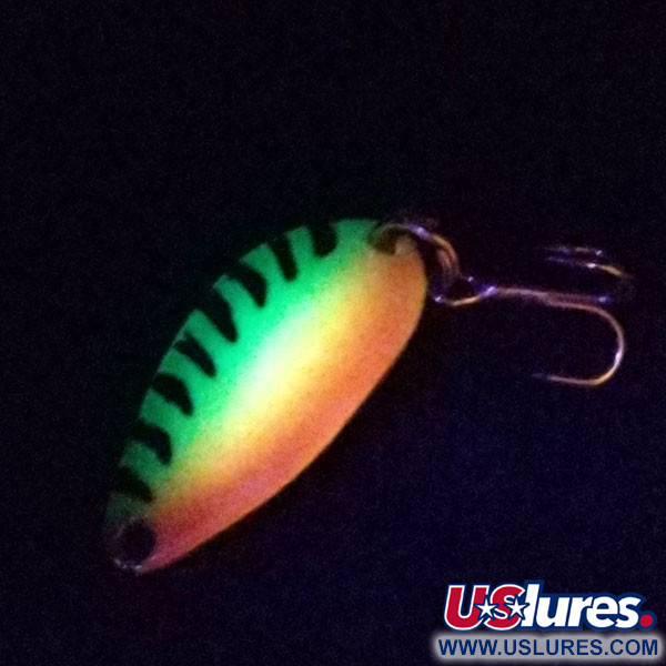  Acme Little Cleo UV (світиться в ультрафіолеті), Fire Tiger, 3,5 г, блесна коливалка (колебалка) #13202
