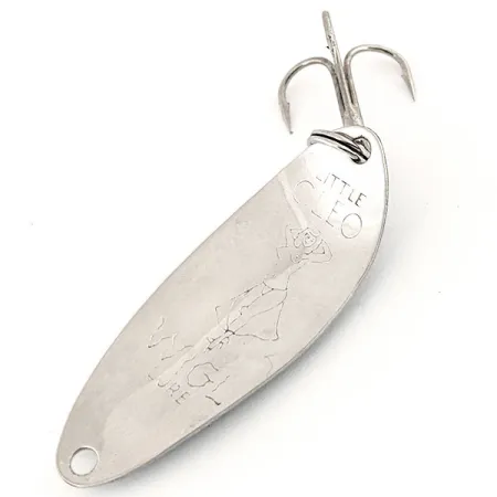 Seneca Little Cleo (Hula Girl, тролінгова, світиться в темряві), синій/білий/нікель GLOW - світиться в темряві, 4 г, блесна коливалка (колебалка) #13223