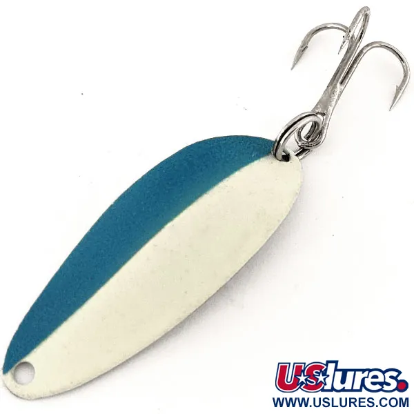 Seneca Little Cleo (Hula Girl, тролінгова, світиться в темряві), синій/білий/нікель GLOW - світиться в темряві, 4 г, блесна коливалка (колебалка) #13223
