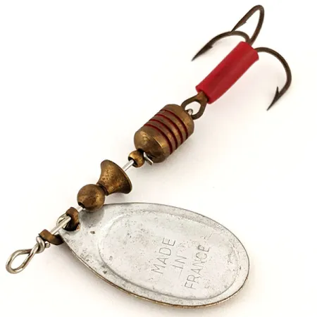 Mepps Aglia 2 - модель 1970-х років, срібло, 4,5 г, блешня оберталка (вертушка) #13226