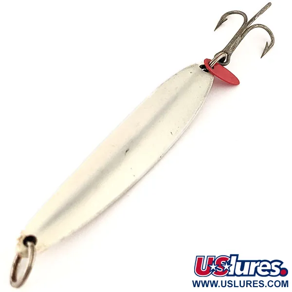  Bay de Noc Swedish Pimple #8, білий перламутр, 28 г, блесна коливалка (колебалка) #13228