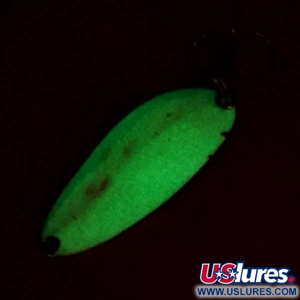 Acme Little Cleo (світиться в темряві), білий/синій/нікель, 9 г, блесна коливалка (колебалка) #13246