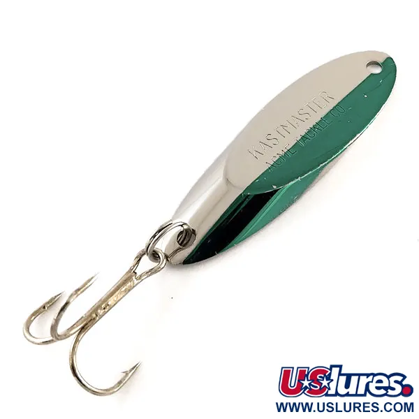 Acme Kastmaster, нікель/зелений, 14 г, блесна коливалка (колебалка) #13269