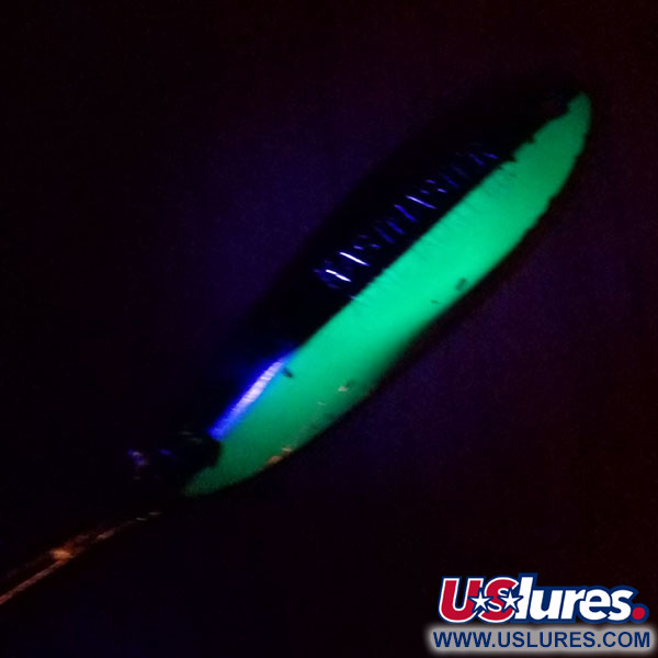 Acme Kastmaster UV (світиться в ультрафіолеті), нікель/зелений, 10,5 г, блесна коливалка (колебалка) #13270