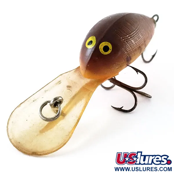  Norman Deep Little Scooper, Brown Tiger, 12 г, воблер #13274