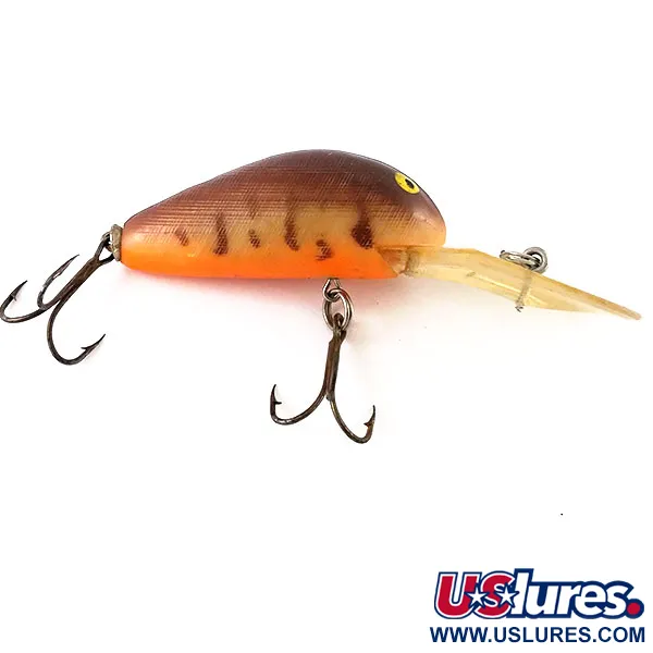  Norman Deep Little Scooper, Brown Tiger, 12 г, воблер #13274