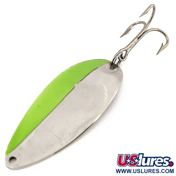  Acme Little Cleo, нікель/зелений, 35 г, блесна коливалка (колебалка) #13317