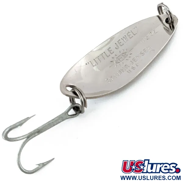 Luhr Jensen Little Jewel, нікель, 9 г, блесна коливалка (колебалка) #13345