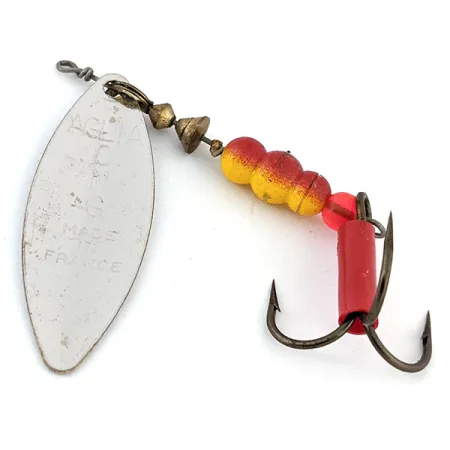 Mepps Aglia Long 3, срібло, 11,5 г, блешня оберталка (вертушка) #13359