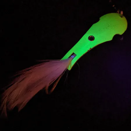 ​Panther Martin Zig Zag con Penna UV (світиться в ультрафіолеті), Шартрез, 17 г, блесна коливалка (колебалка) #13407