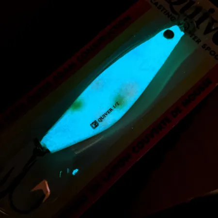 ​Luhr Jensen Quiver UV (світиться в ультрафіолеті), 14 г, блесна коливалка (колебалка) #13618