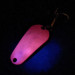Aeroplane Spinner Aero UV (світиться в ультрафіолеті), пурпурний/латунь, 7 г, блесна коливалка (колебалка) #13428