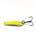 Aeroplane Spinner Aero UV (світиться в ультрафіолеті), неоновий зелений/латунь, 7 г, блесна коливалка (колебалка) #13429