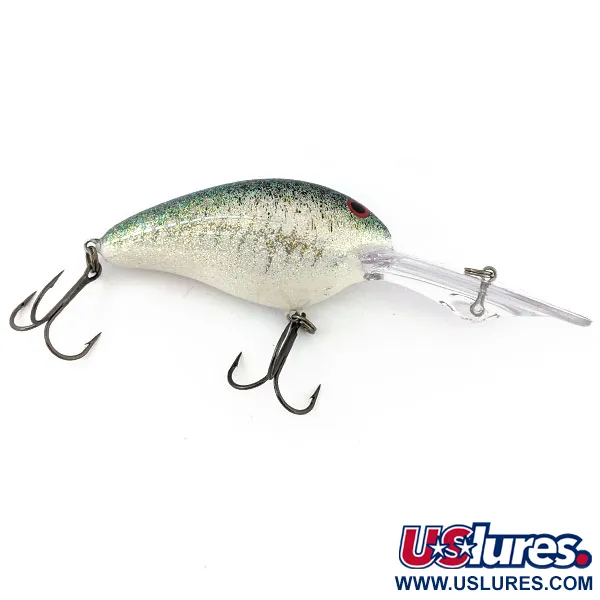  Norman DD22, білий/зелений/гліттер, 25 г, воблер #13455