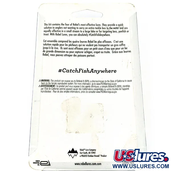  Rebel Kit набір ультралайтових воблерів, , 4 г, воблер #16247