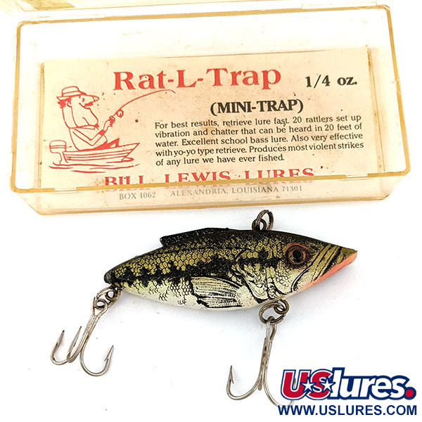  Bill Lewis Rat-L-Trap, MT 30 Baby Bass, 12 г, воблер #13465