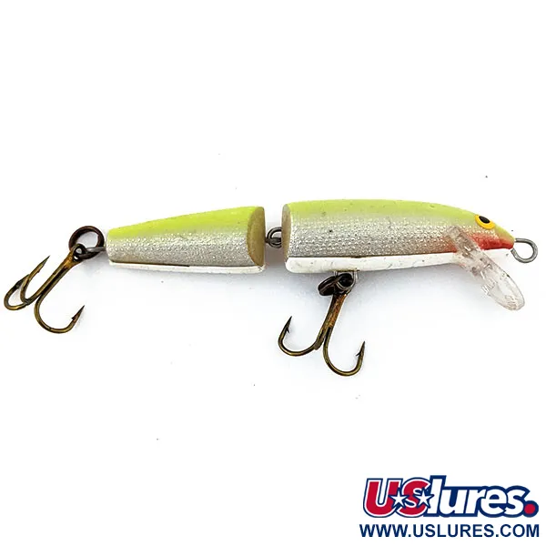 Rapala Jointed J7, Шартрез, 4 г, воблер #13467