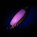  Blue Fox Pixee UV (світиться в ультрафіолеті), рожевий/карбований нікель, 14 г, блесна коливалка (колебалка) #13471