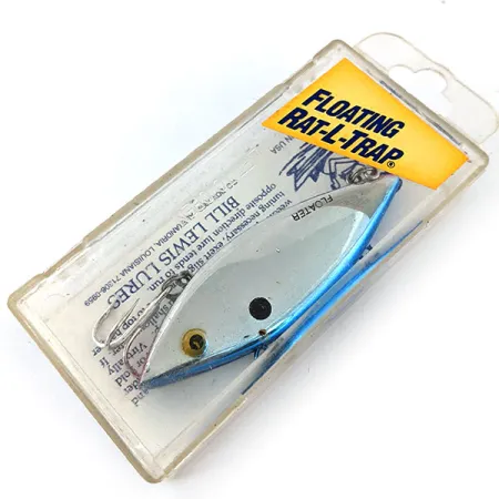 ​ Bill Lewis Rat-L-Trap Floater RT 258, RT 258 Chrome Black Blue, 9,5 г, воблер #13475