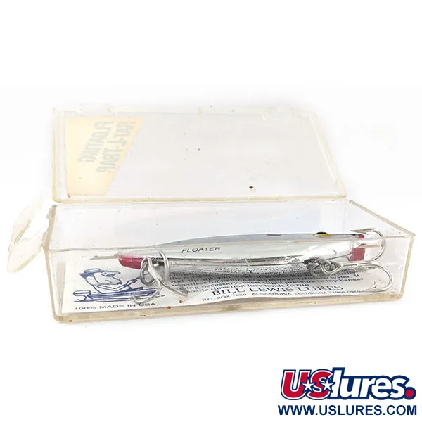 ​ Bill Lewis Rat-L-Trap Floater RT 258, RT 258 Chrome Black Blue, 9,5 г, воблер #13475