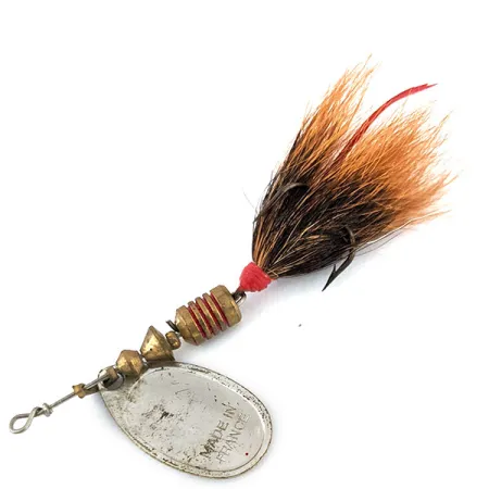 Mepps Aglia 2 Dressed (з хвосту білки), срібло, 4,7 г, блешня оберталка (вертушка) #13511