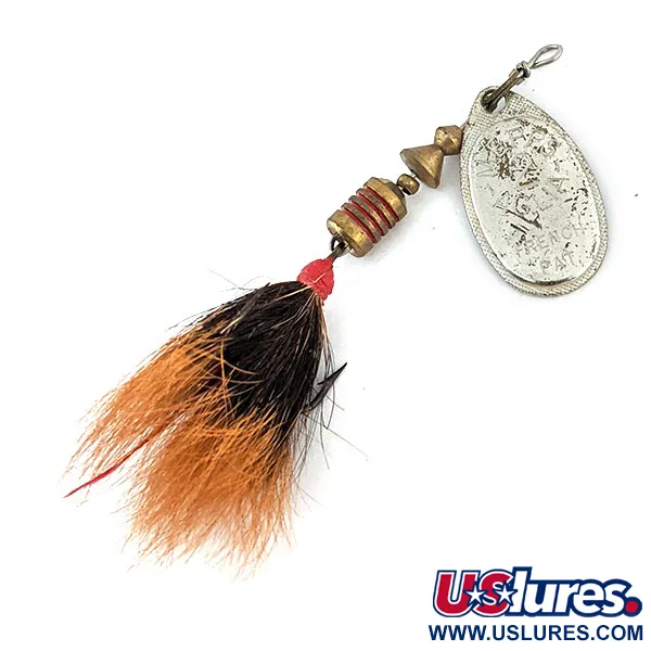  Mepps Aglia 2 Dressed (з хвосту білки), срібло, 4,7 г, блешня оберталка (вертушка) #13511