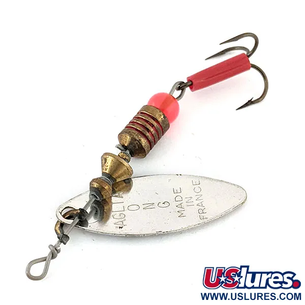  Mepps Aglia Long 1, срібло, 4,5 г, блешня оберталка (вертушка) #13515