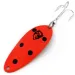 Eppinger Dardevle Devle-Dog 5300 UV (світиться в ультрафіолеті), червоний/чорний/нікель, 10 г, блесна коливалка (колебалка) #13523