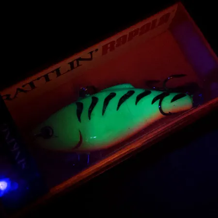 Rapala Rattl'n Rap 05 UV (світиться в ультрафіолеті), Fire Tiger, 11 г, воблер #15792
