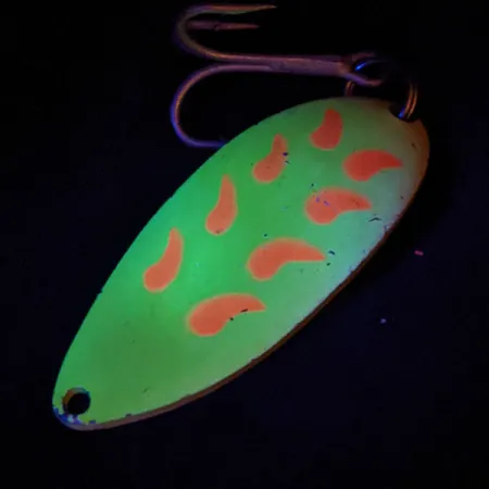 Luhr Jensen Little Jewel UV (світиться в ультрафіолеті), жовтий, 21 г, блесна коливалка (колебалка) #13541