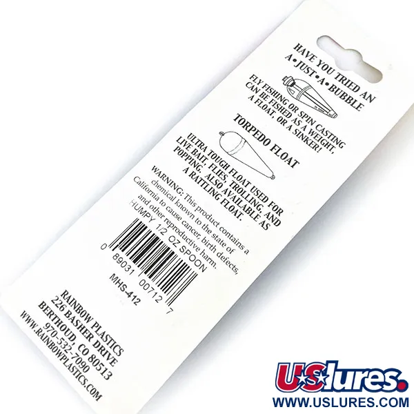  ​Rainbow Plastics Humpy Special UV (світиться в ультрафіолеті), неоновий рожевий світиться в ультрафіолеті, 14 г, блесна коливалка (колебалка) #14583