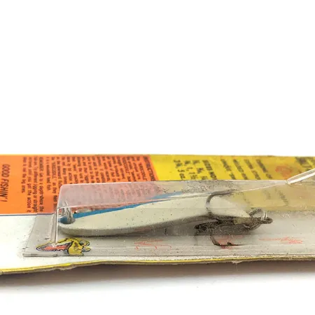 Luhr Jensen Krocodile #3 (світиться в темряві), Синій/білий Glow, 14 г, блесна коливалка (колебалка) #16083