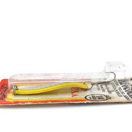 Luhr Jensen Krocodile #3, жовтий/райдужна голограма, 10 г, блесна коливалка (колебалка) #13570